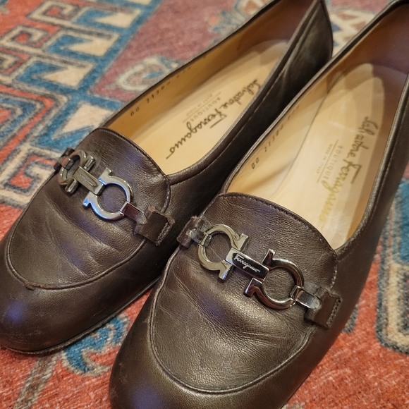 Ferragamo Gancini Bit Leather Loafer - Picture 7 of 8